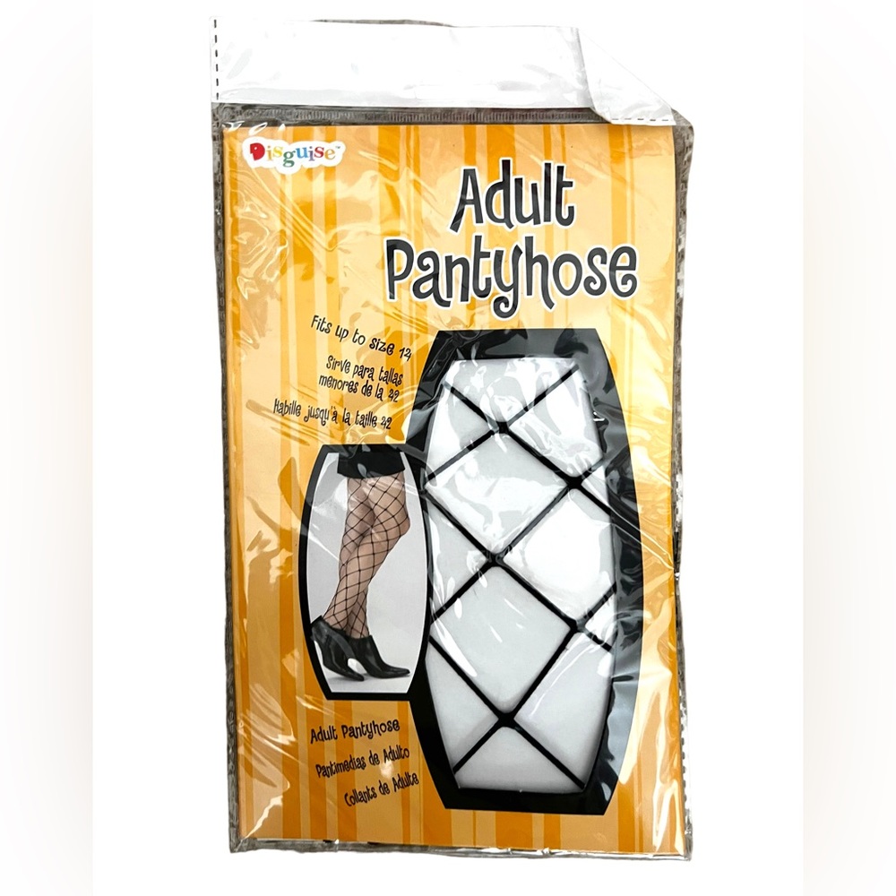 Adult Fishnet Pantyhose by Disguise One Size New In Package